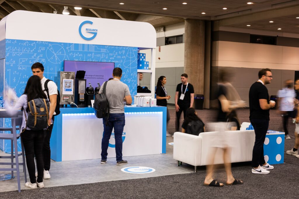 G-Research stand at ICML 2022