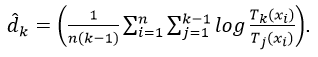 Intrinsic dimension of a manifold estimator equation