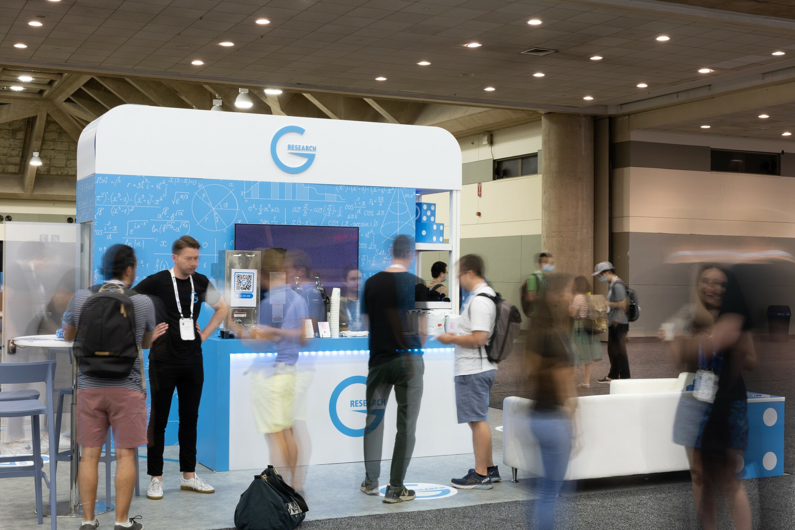 The G-Research booth at NeurIPS 2022