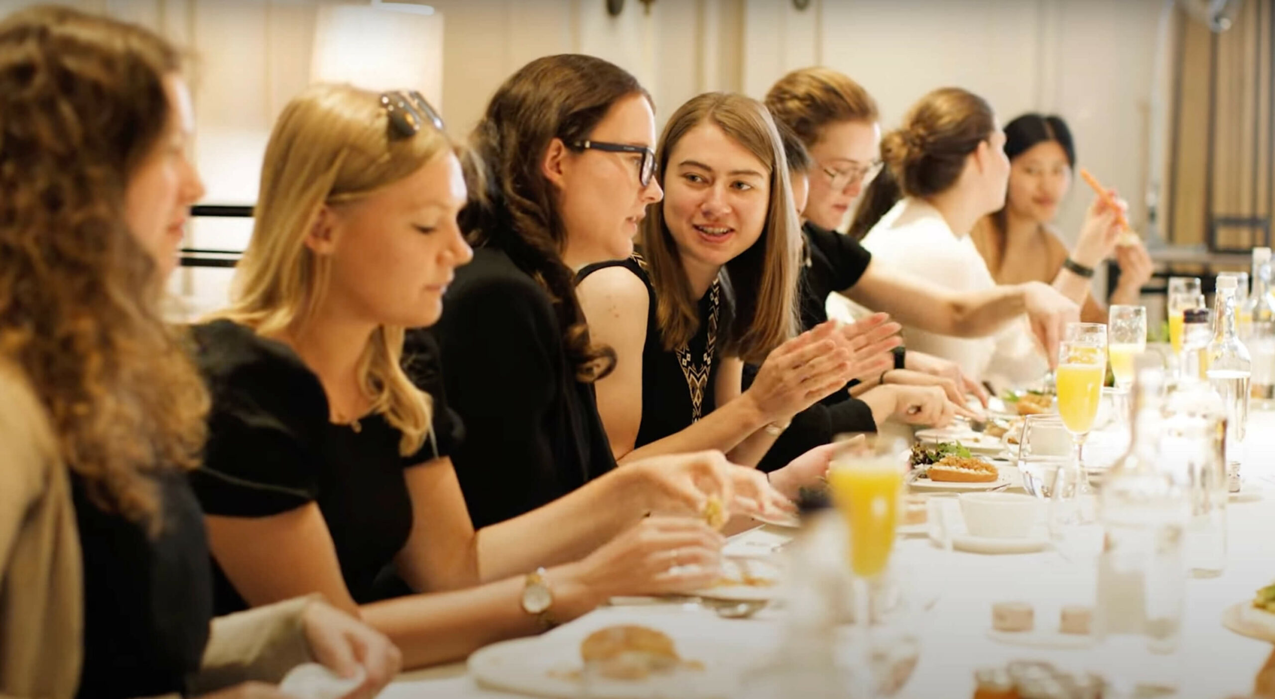 Photograph from a Women in Quant Finance networking event